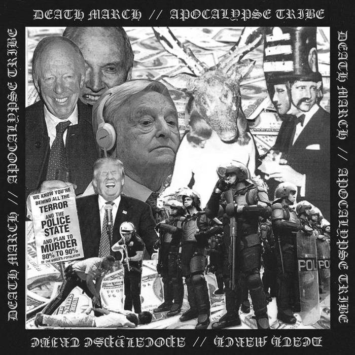 Death March / Apocalypse Tribe - Split 7" (Karl of Earth Crisis)