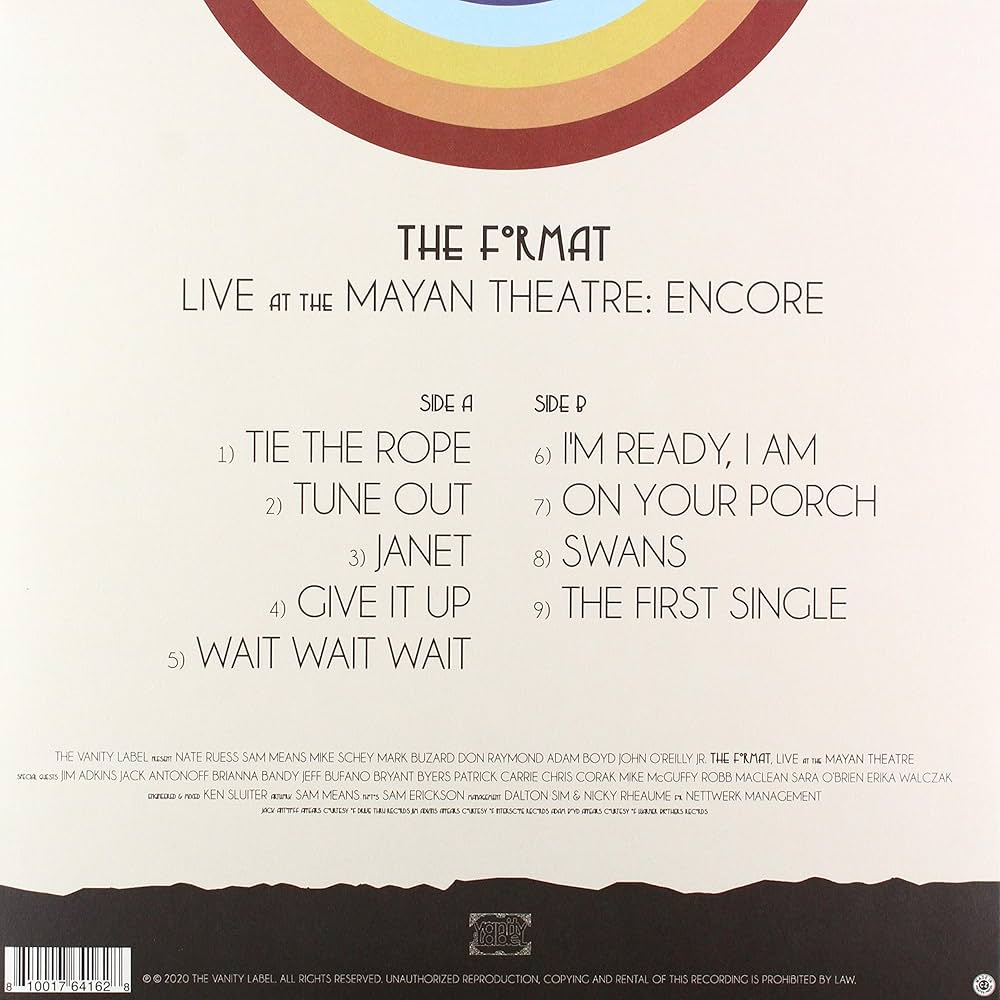 The Format - Live At The Mayan Theatre: Encore
