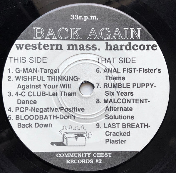 Back Again - Western Massachusetts Hardcore (Compilation)